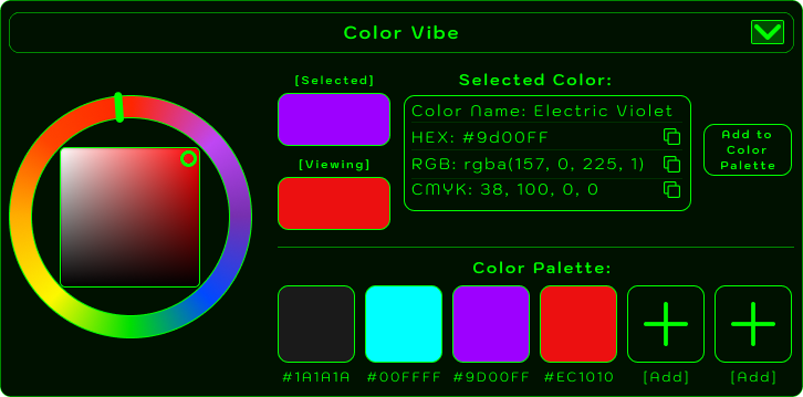 nexus filter color vibe