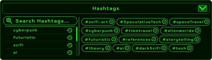 nexus filter hashtag