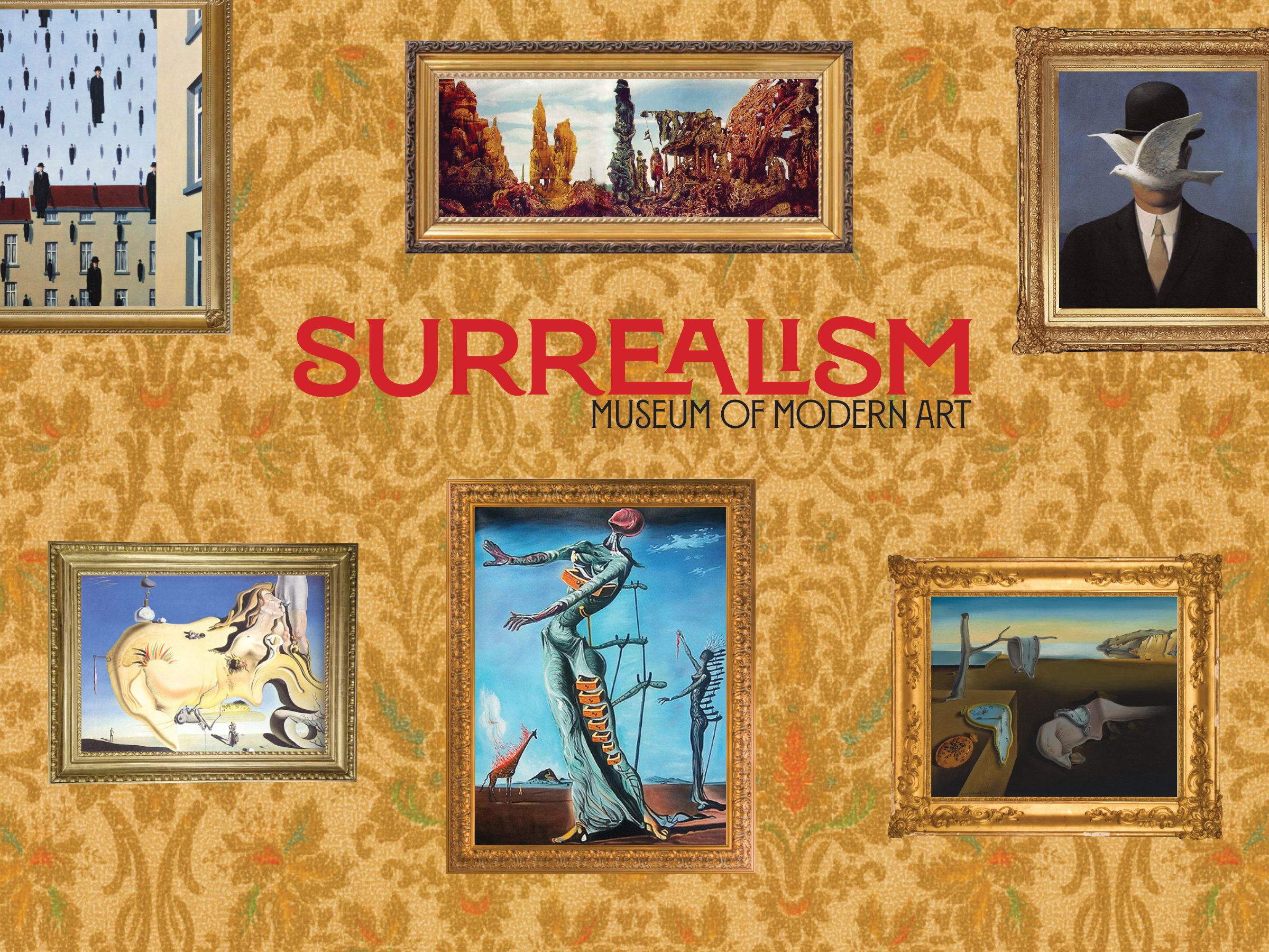 surrealism postcard front image