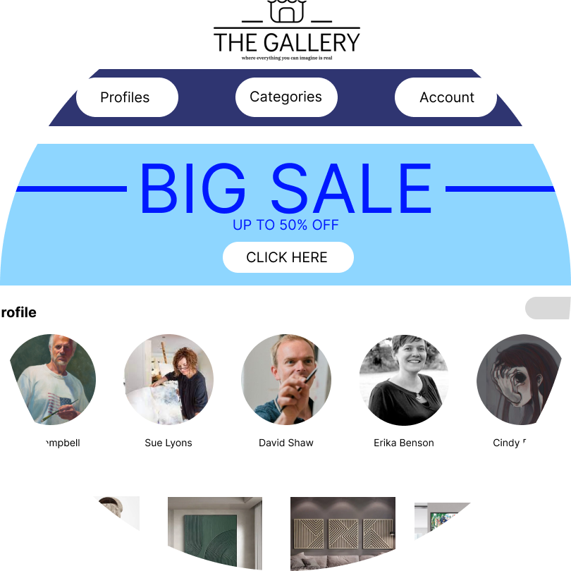 the gallery website card image
